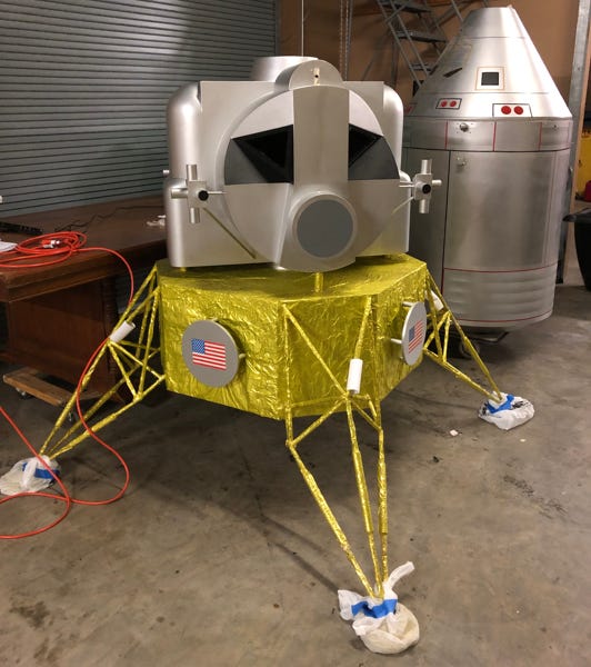 One-Quarter Scale 1963-1964 LEM Model - by Dave Ginsberg