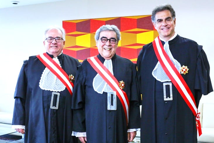 Ministros Mauricio Godinho Delgado, Aloysio Corrêa da Veiga e Vieira de Mello Filho