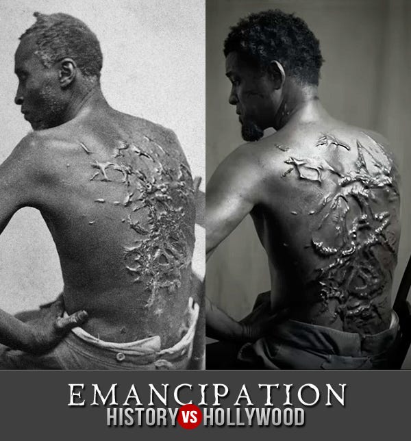 Emancipation vs. the True Story of Whipped Peter, Runaway Slave