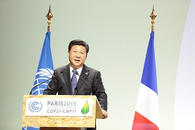 Xi Jinping à la COP21 en 2015, Wikimedia Commons