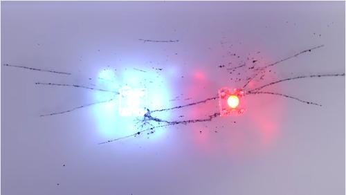 Teslaphoresis demonstration - Rice University