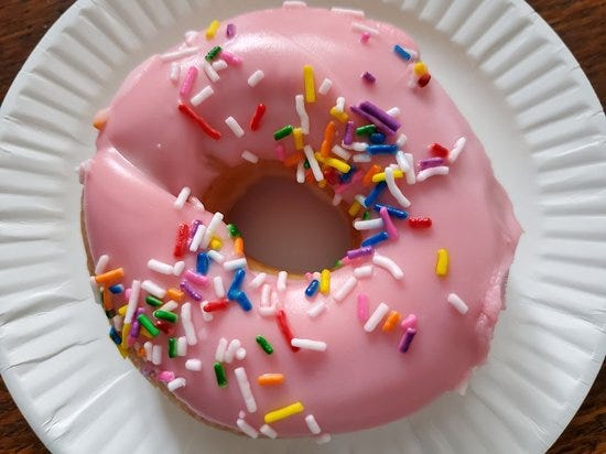 Krispy Kreme has Strawberry Ice and Outrageous Reese's PB donut. What?!? 😳  🍓🥜😃 - Picture of Krispy Kreme, Brandon - Tripadvisor