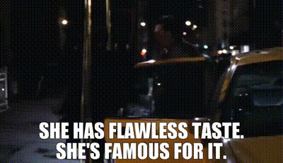 Image of She has flawless taste. She's famous for it.