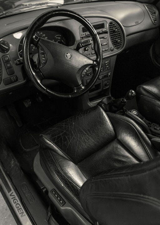 Saab 9-3 Viggen driver's seat