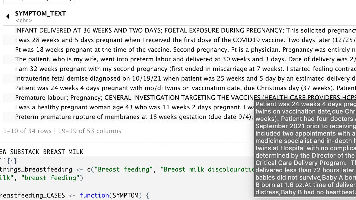 'Exposure' during pregnancy...
