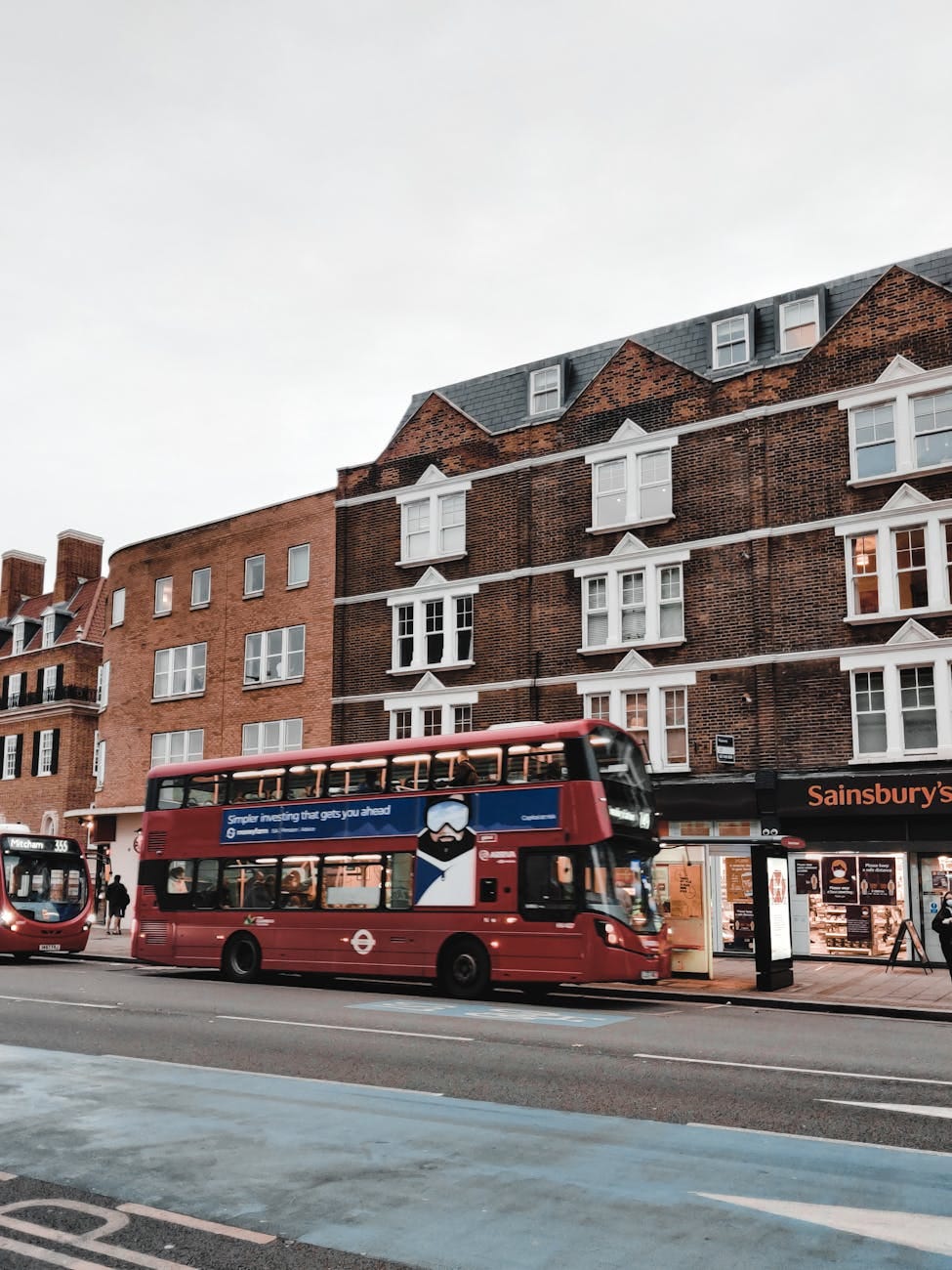 double decker bus on street in london