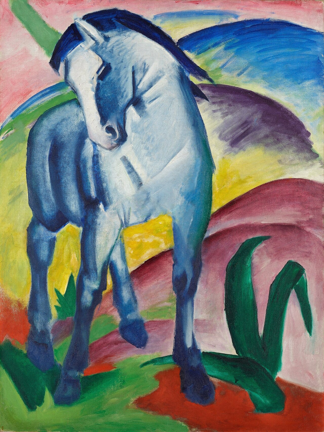 Blue Horses by Franz Marc