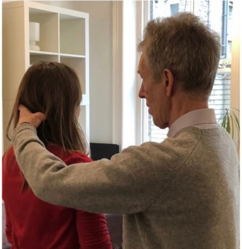 Alan giving an Alexander lesson