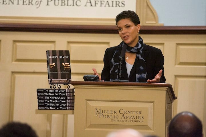 Michelle Alexander speaks at the Miller Center Forum, December 3, 2010. (Miller Center/CC BY 2.0)