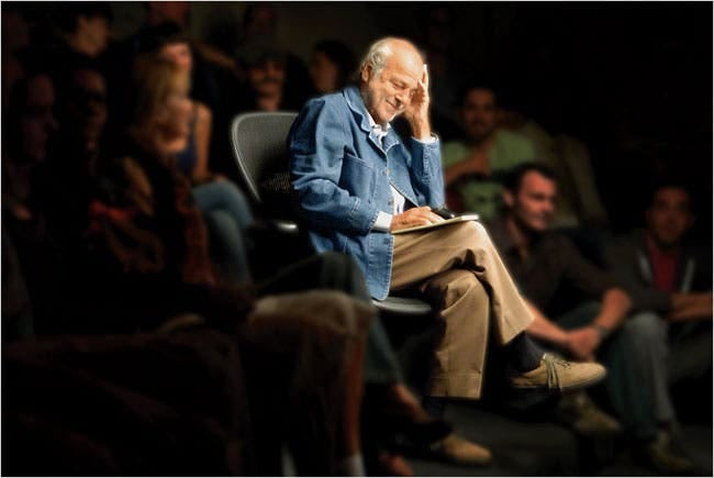 The acting teacher and director Milton Katselas in August at the Beverly Hills Playhouse, the school he founded in 1978.