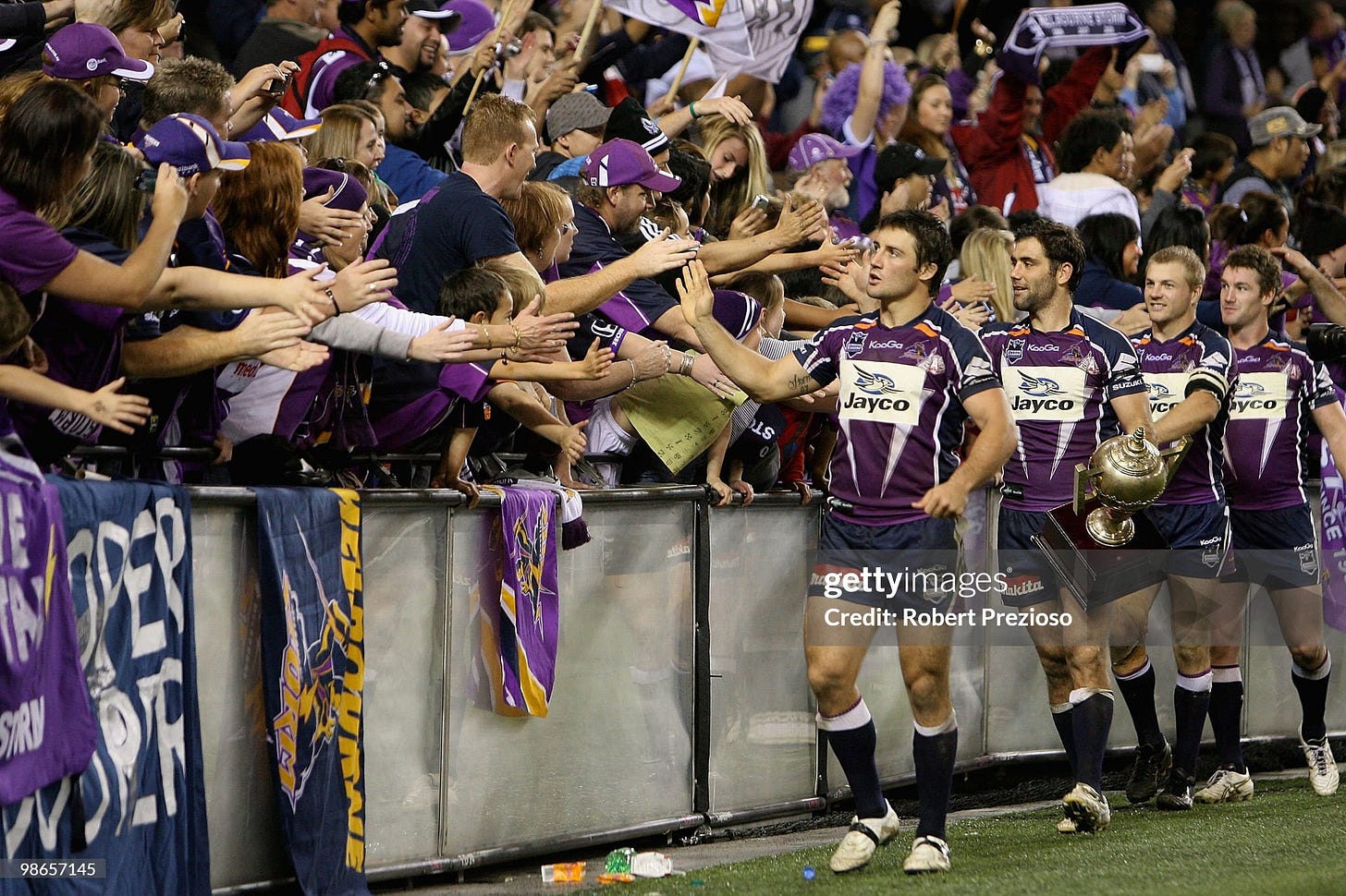 NRL Rd 7 - Storm v Warriors