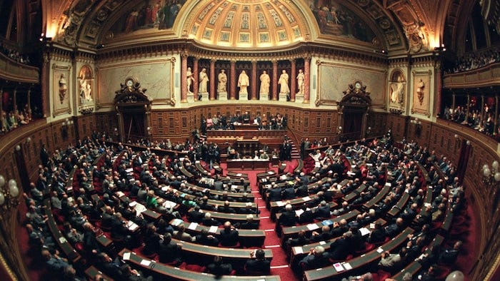 Vue générale du Sénat français Vue générale du Sénat français