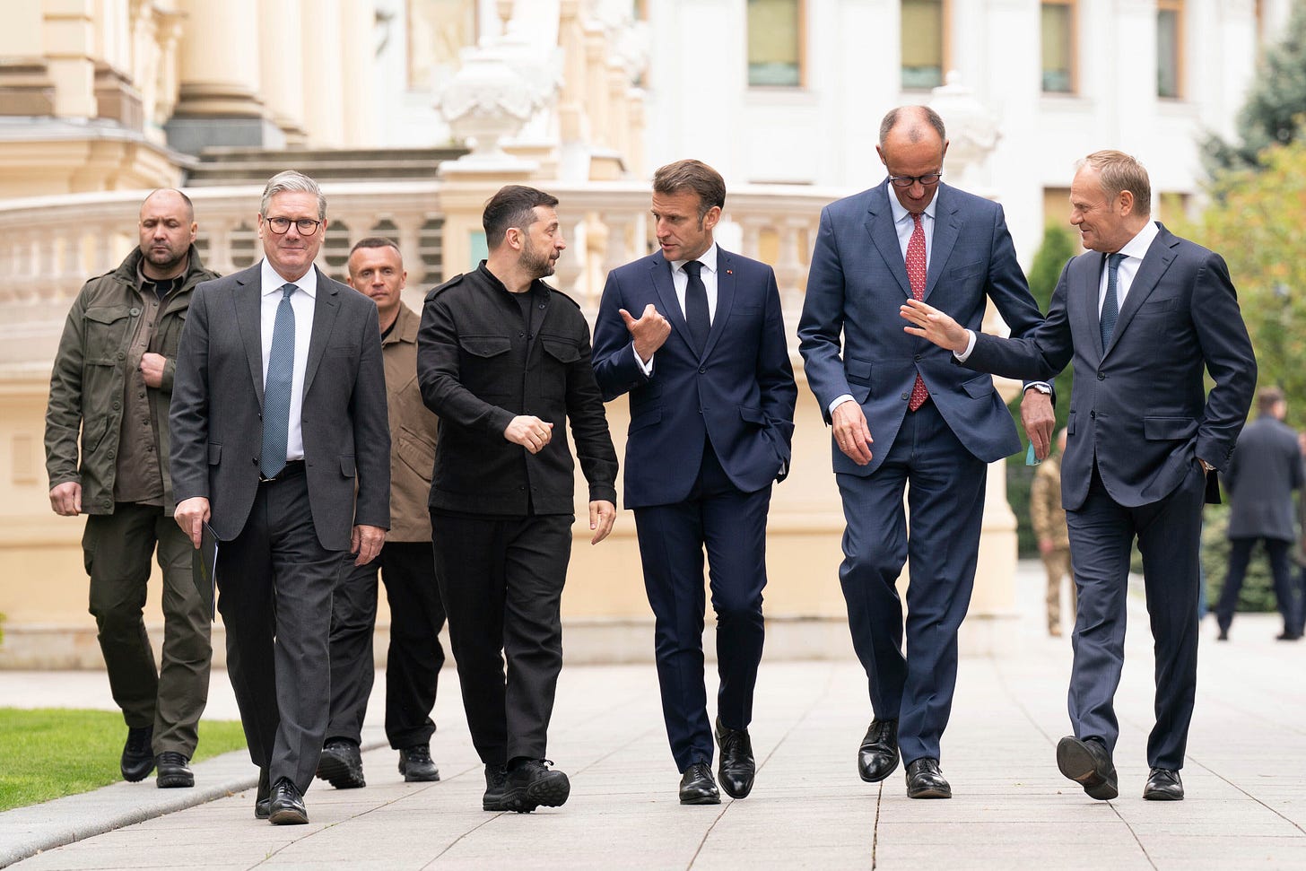 European leaders in Kyiv call for ceasefire : NPR