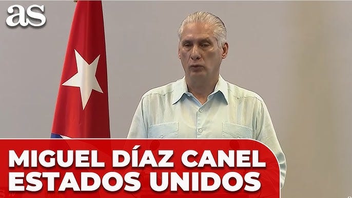 El HISTÓRICO ANUNCIO del PRESIDENTE DE CUBA: reconoce NEGOCIACIONES CON  ESTADOS UNIDOS