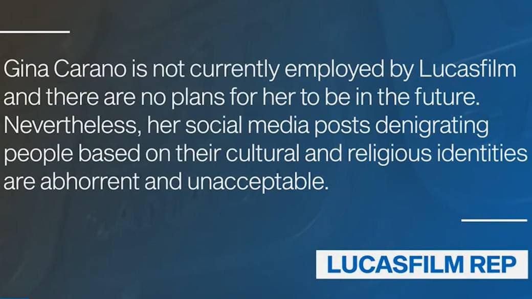 Disney fires Gina Carano from 'Mandalorian' over Holocaust remark - National | Globalnews.ca Disney fires Gina Carano from 'Mandalorian' over Holocaust remark - National | Globalnews.ca