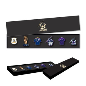 Footy Plus More pin PRE ORDER DISPATCHED FROM 18/11/2020 Melbourne Storm Logo Pin Set Footy Plus More pin PRE ORDER DISPATCHED FROM 18/11/2020 Melbourne Storm Logo Pin Set