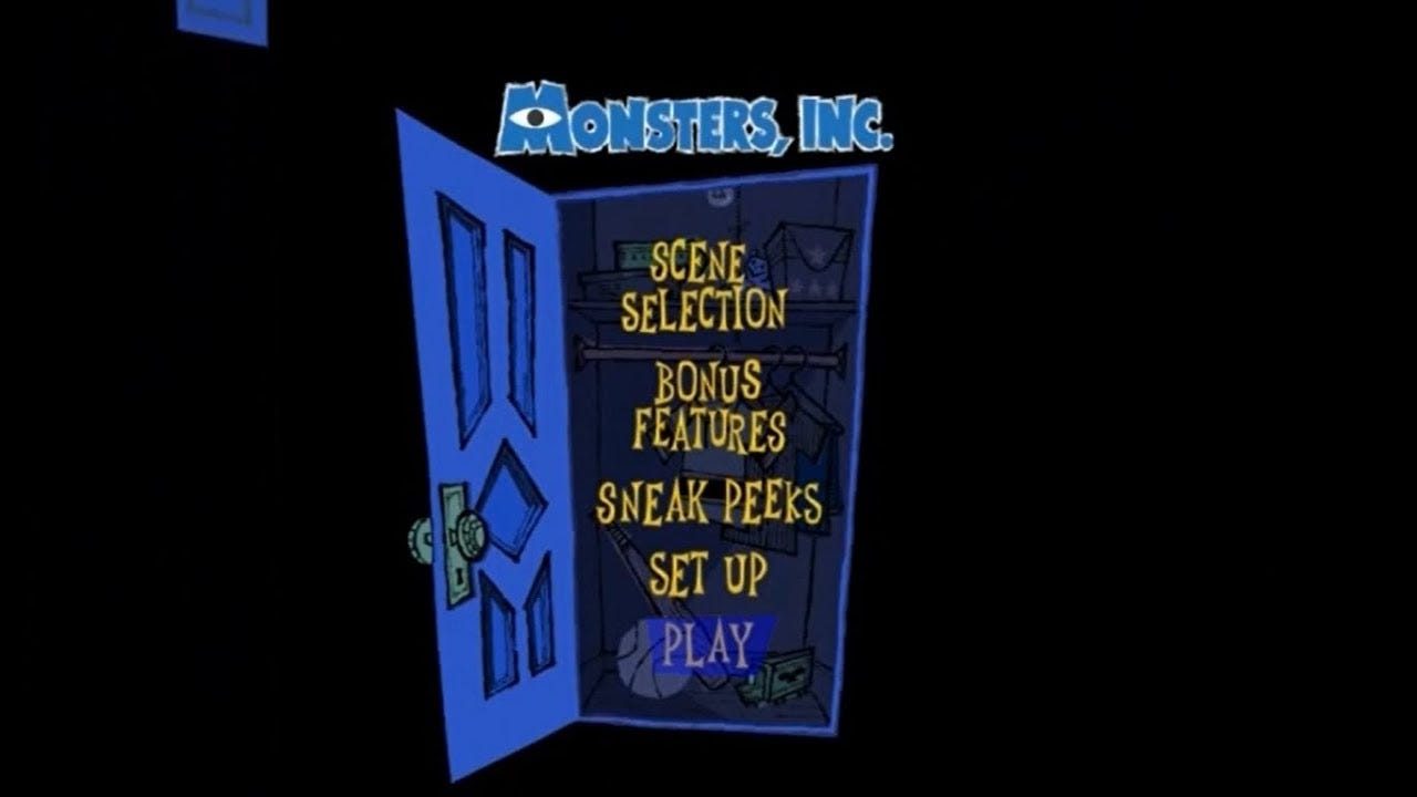 Missing The Wonderful World of Early 2000's DVD Menus