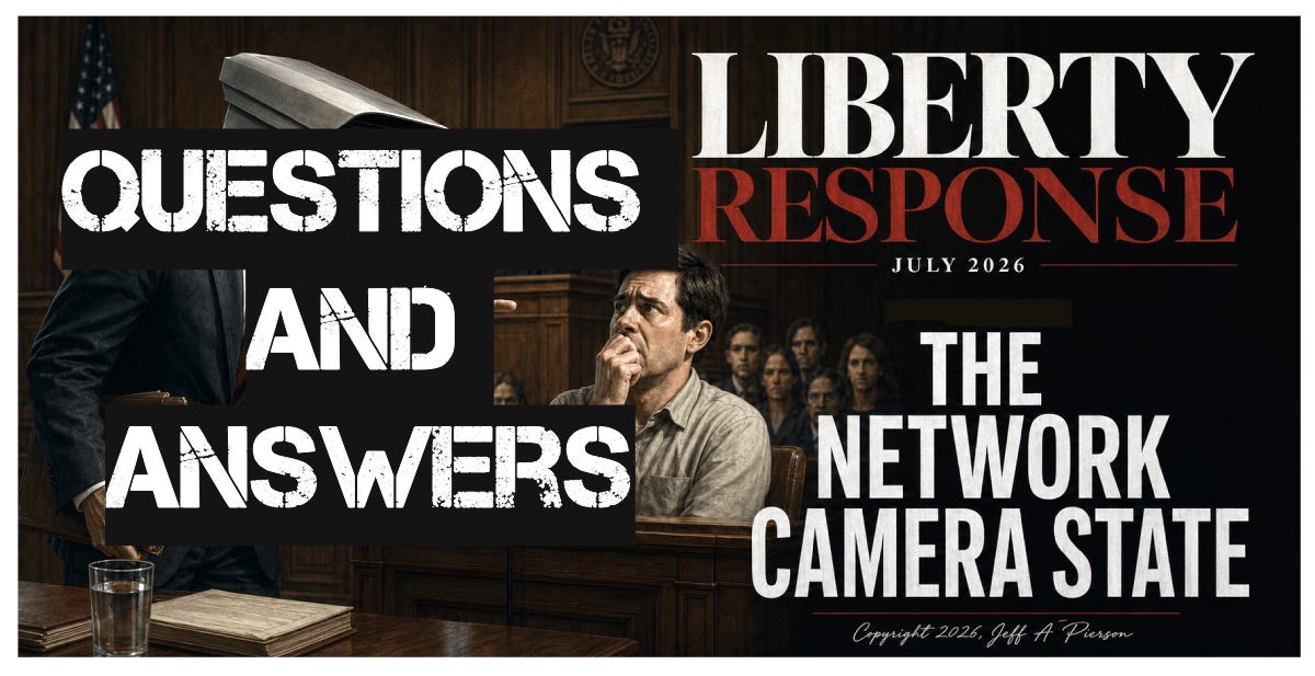 A Liberty Response — Policy Questions and Answers: The Network Camera State