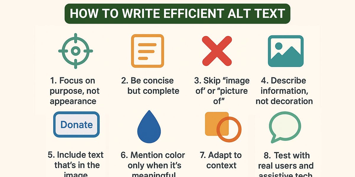 Writing good alt text sounds simple until you actually try