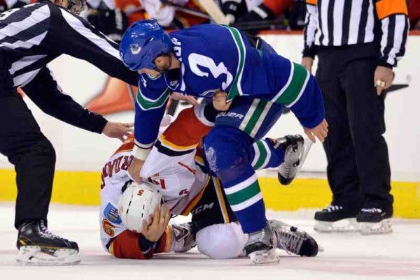 calgary flames beat vancouver canucks nhl hockey 2015 calgary flames beat vancouver canucks nhl hockey 2015