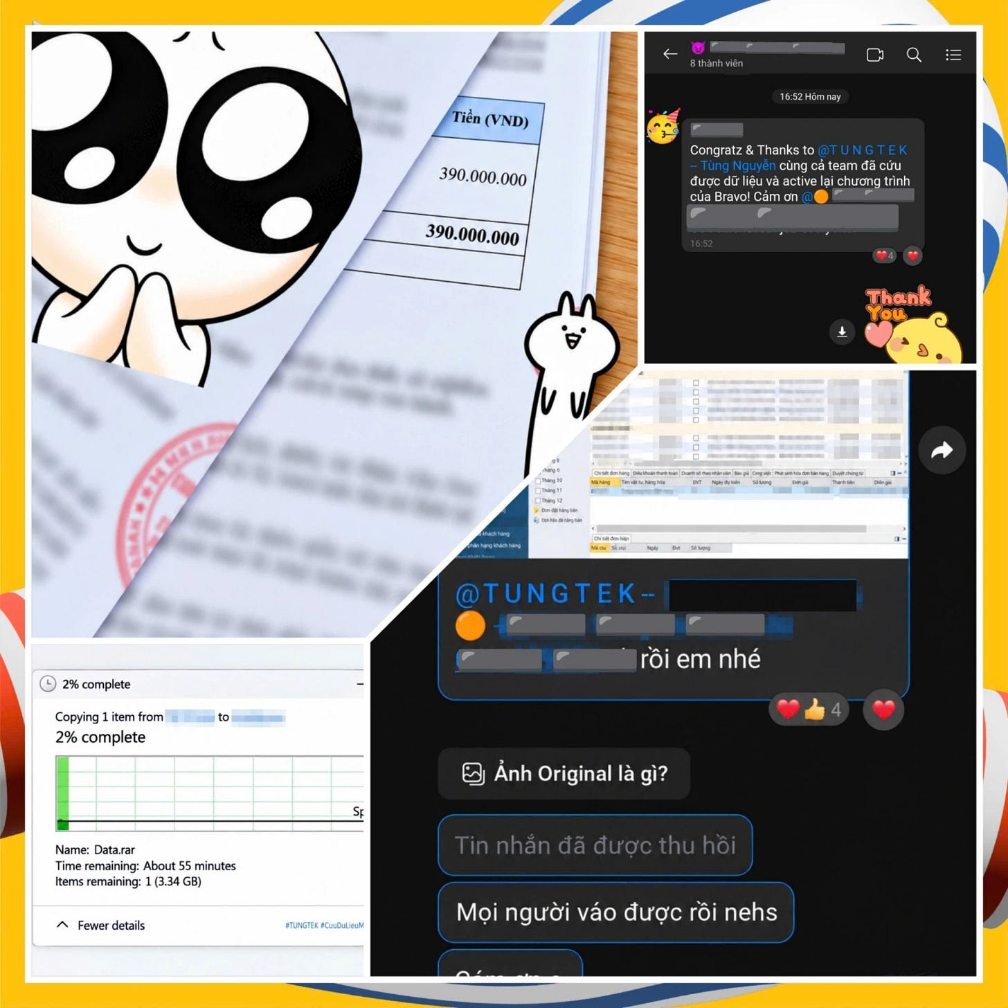 Tư liệu thực tế ẩn danh Ticket 1326: phản hồi khách hàng, nghiệm thu và màn hình BRAVO