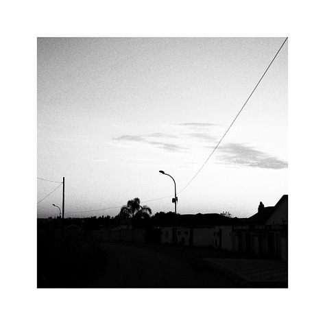 A gallery with some black and white photos.