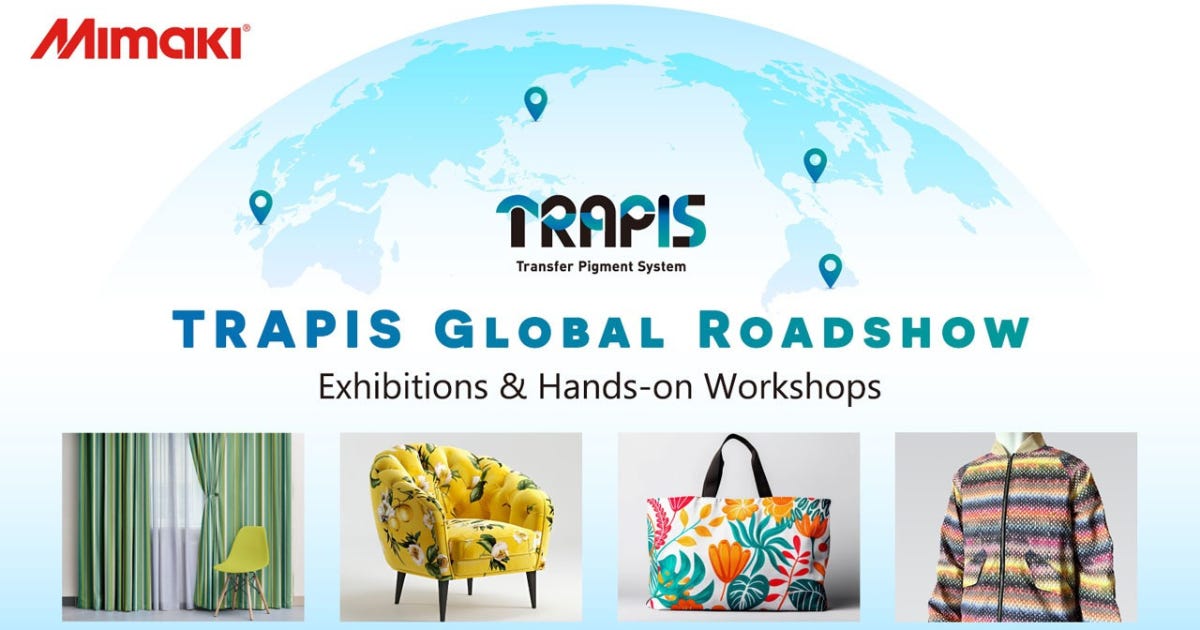 Mimaki Pushed TRAPIS as Textile Printing That Reduced Steps, Labor, and Water