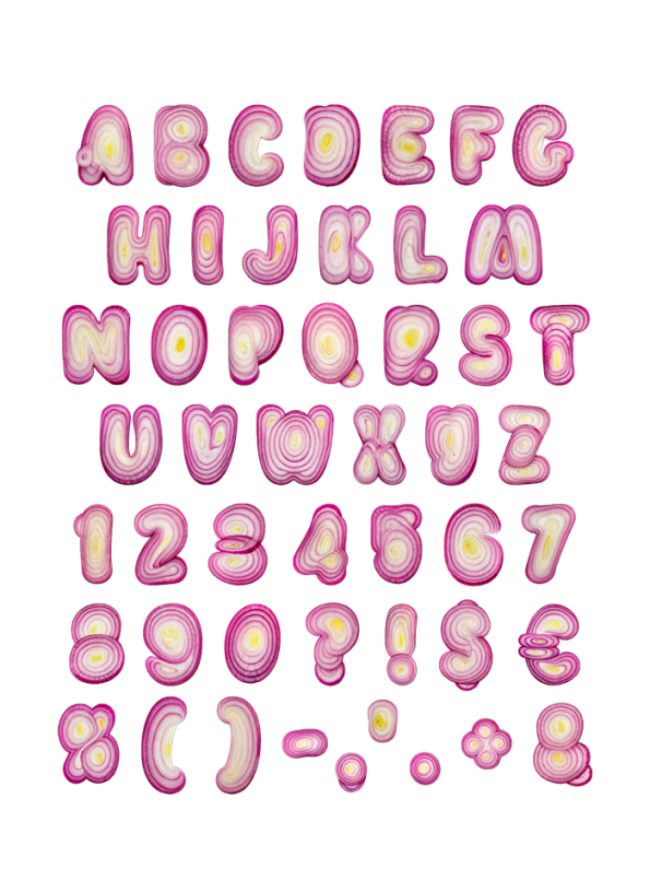 Onion alphabet