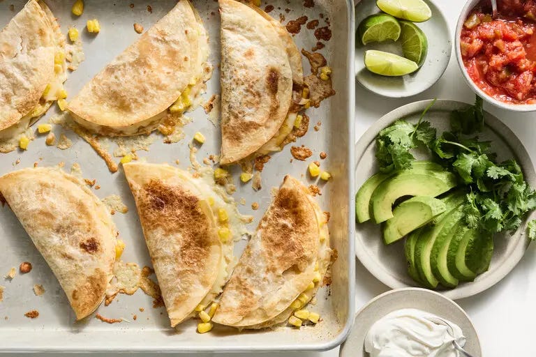 Sheet-Pan Quesadillas Sheet-Pan Quesadillas