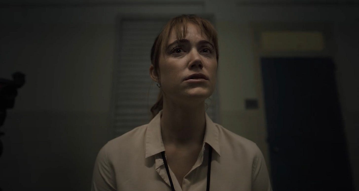 Maika Monroe as Lee Harker in "Longlegs"