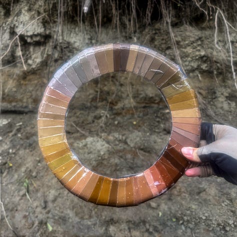 What color reads, 'perfect-for-a-bathroom-reno'?
