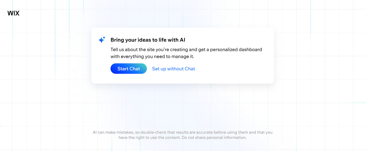 Quyết định xem có nên sử dụng tính năng trò chuyện AI của Wix hay tự xây dựng trang web theo cách thủ công