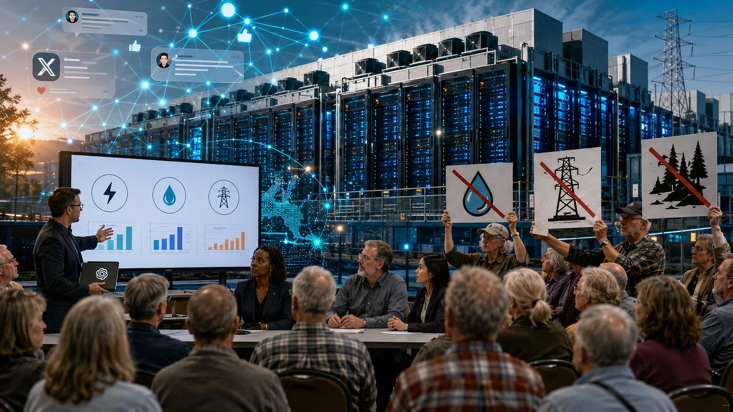 AI data center politics