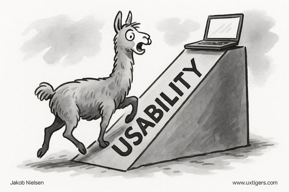 Cartoon of llama on a ramp with a computer

AI-generated content may be incorrect.