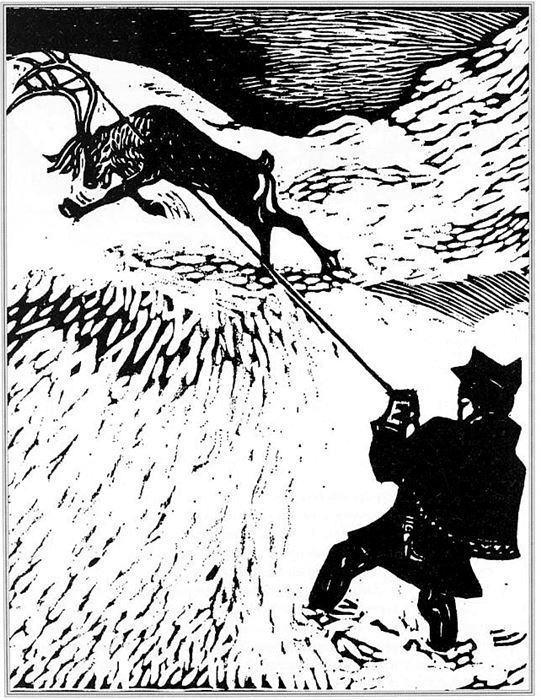 John Savio (1902-1938), Man with Reindeer