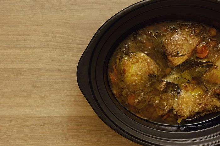 Bonito en escabeche. Receta para Crock Pot