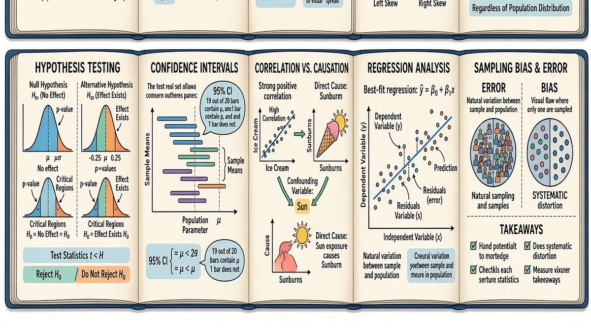Mastering Data: 10 Fundamental Concepts of Statistics