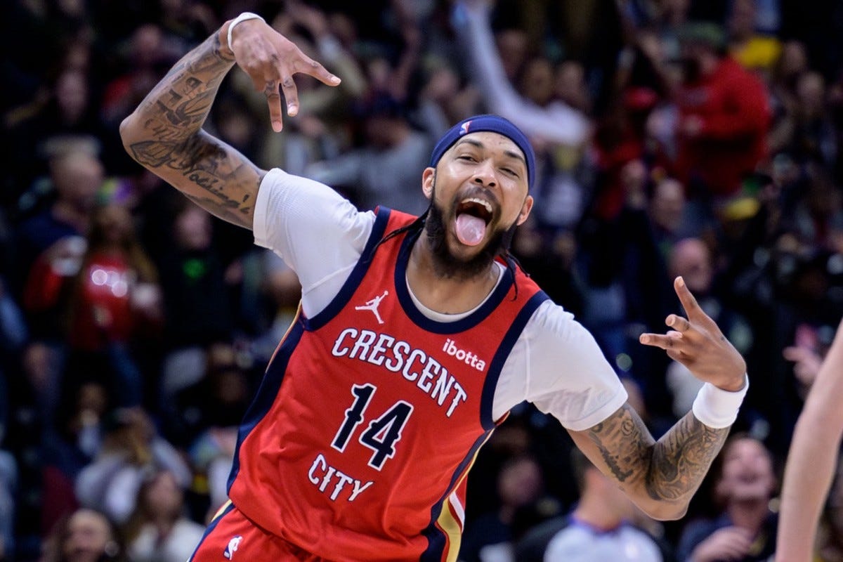 New Orleans Pelicans Star Forward Brandon Ingram Has An Historic  Performance Versus The Toronto Raptors - Sports Illustrated New Orleans  Pelicans News, Analysis, and More