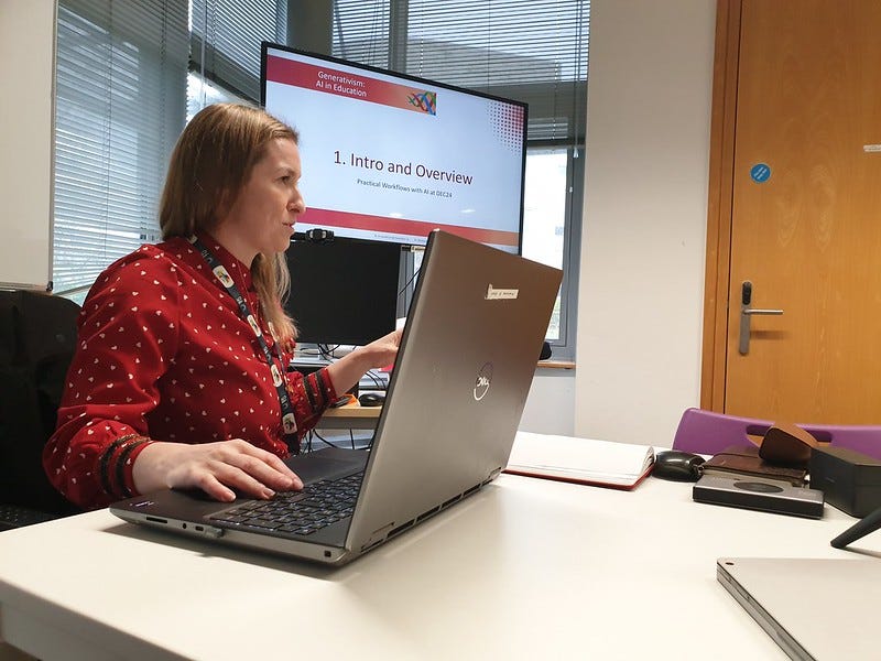 Frances O'Donnell training educators