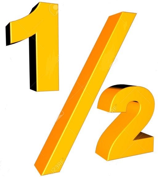 Half 1/2 Half 1/2