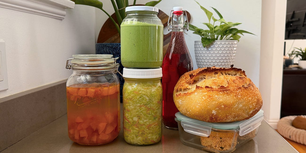 Weekly Ferments & Foods