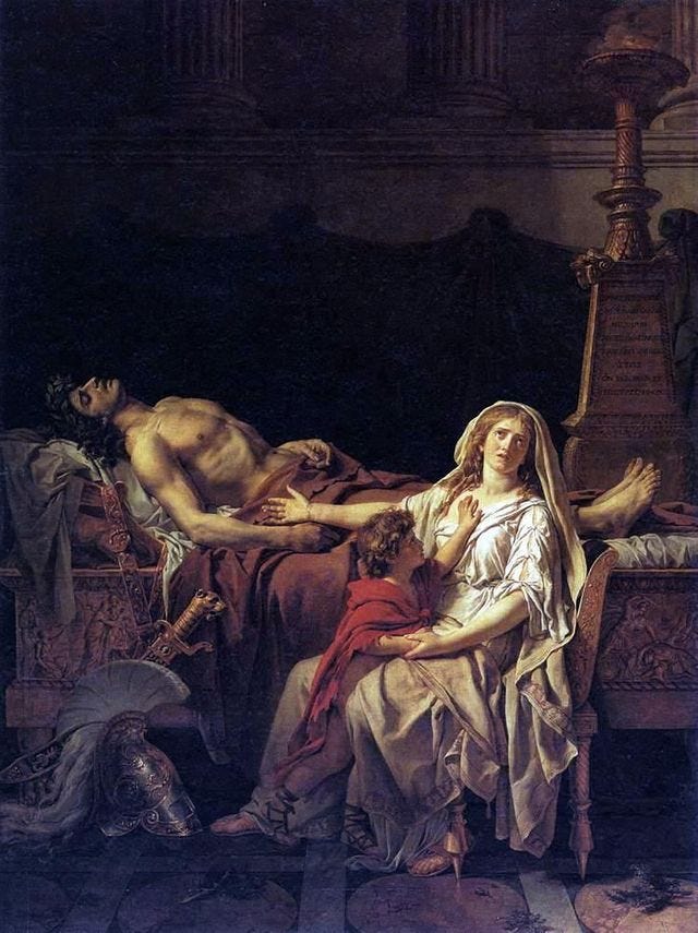 Andromache Mourning Hector - Wikipedia