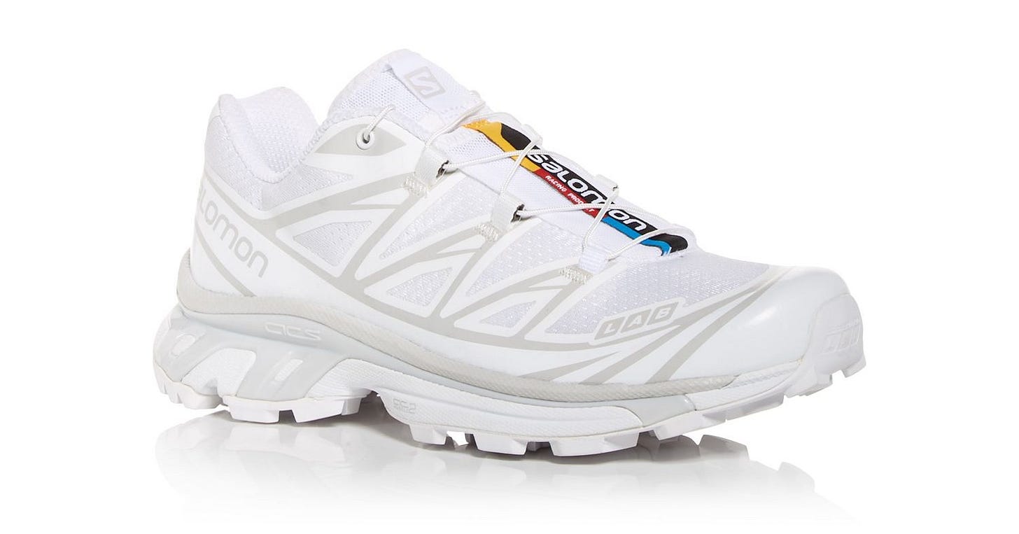 Salomon - Unisex XT-6 Sportstyle Low Top Sneakers