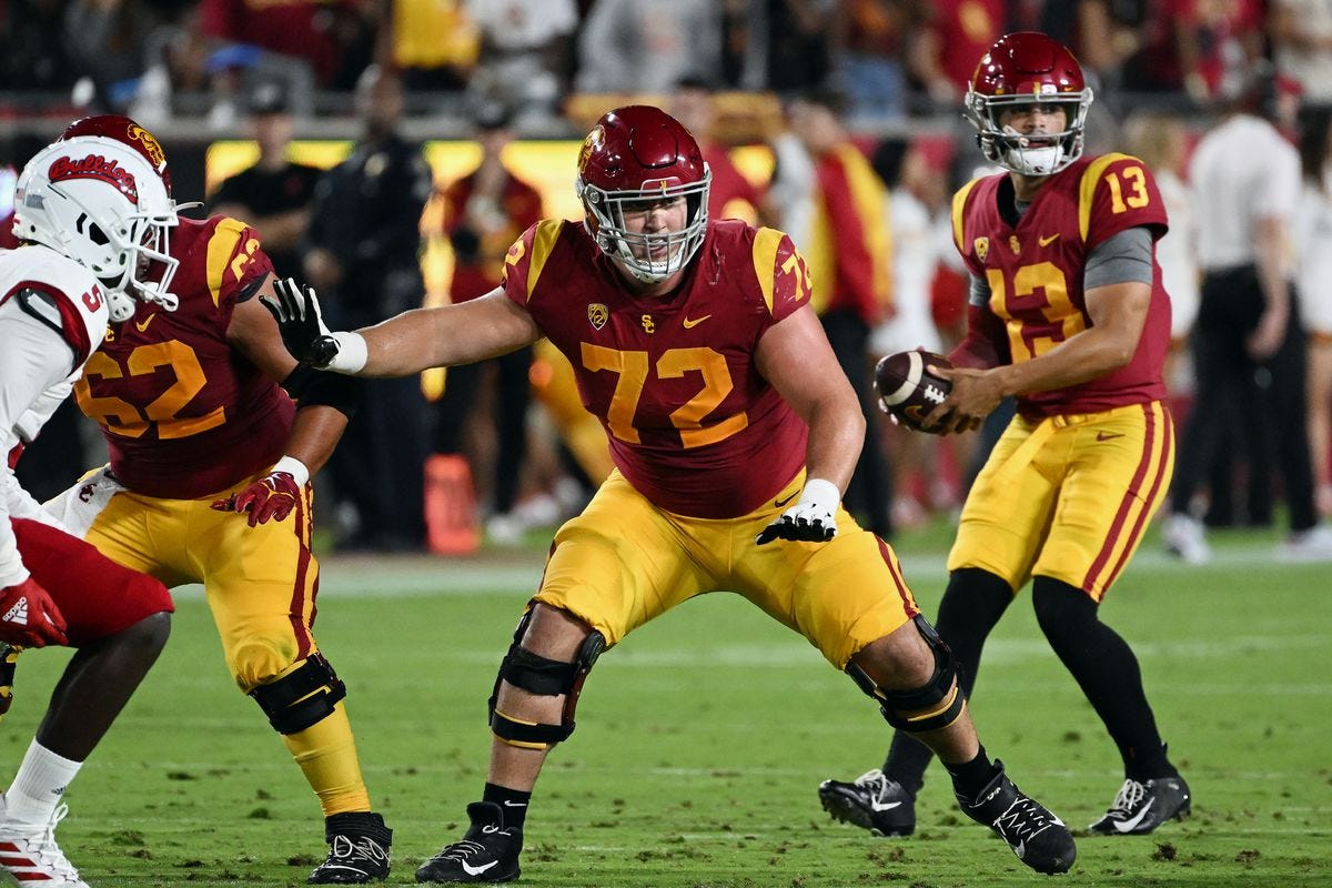 2023 NFL Draft prospect profile - Andrew Vorhees, iOL, USC - Big Blue View