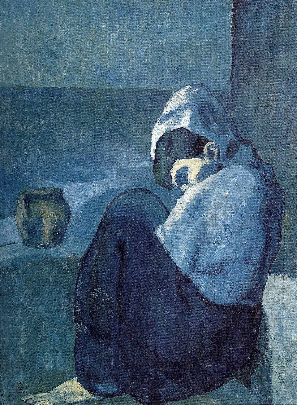 アート・デザイン・音楽 PICASSO: PAINTING THE BLUE PERIOD Pablo Picasso - The Blue Period - by George Bothamley