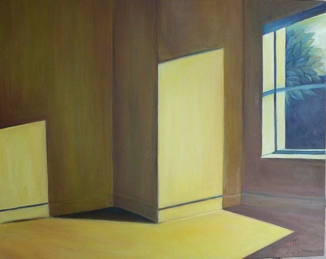 Sun In An Empty Room...d'après Hopper, 미술작품 Martine Dupieux로 | ArtMajeur