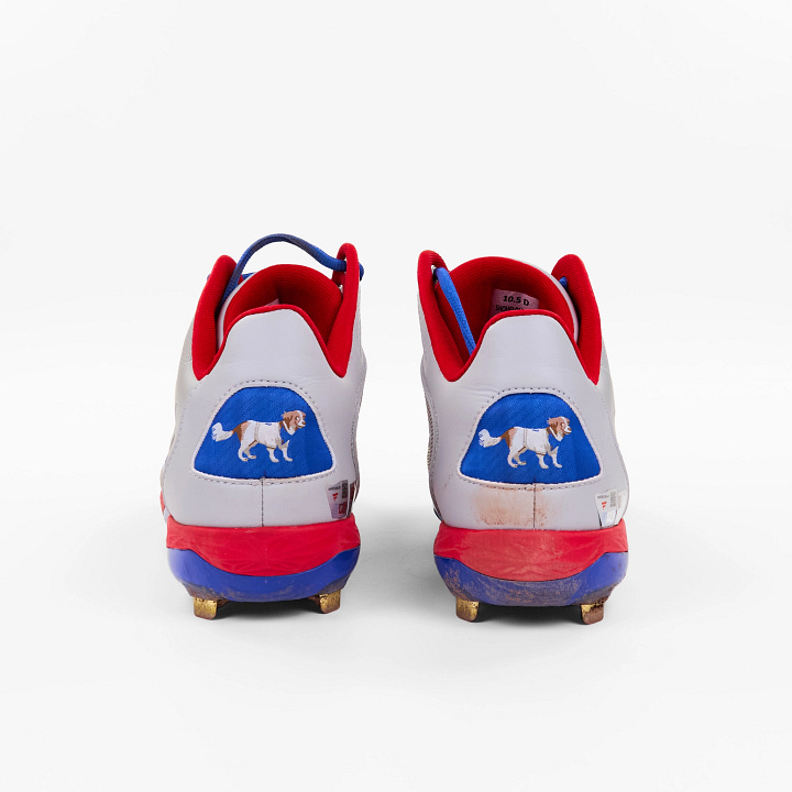 Shohei Ohtani Historic First MLB Game in Japan Game-Used Shoes: Kanji-Signed New Balance PE “Ohtani 1,” 2025 Tokyo Series