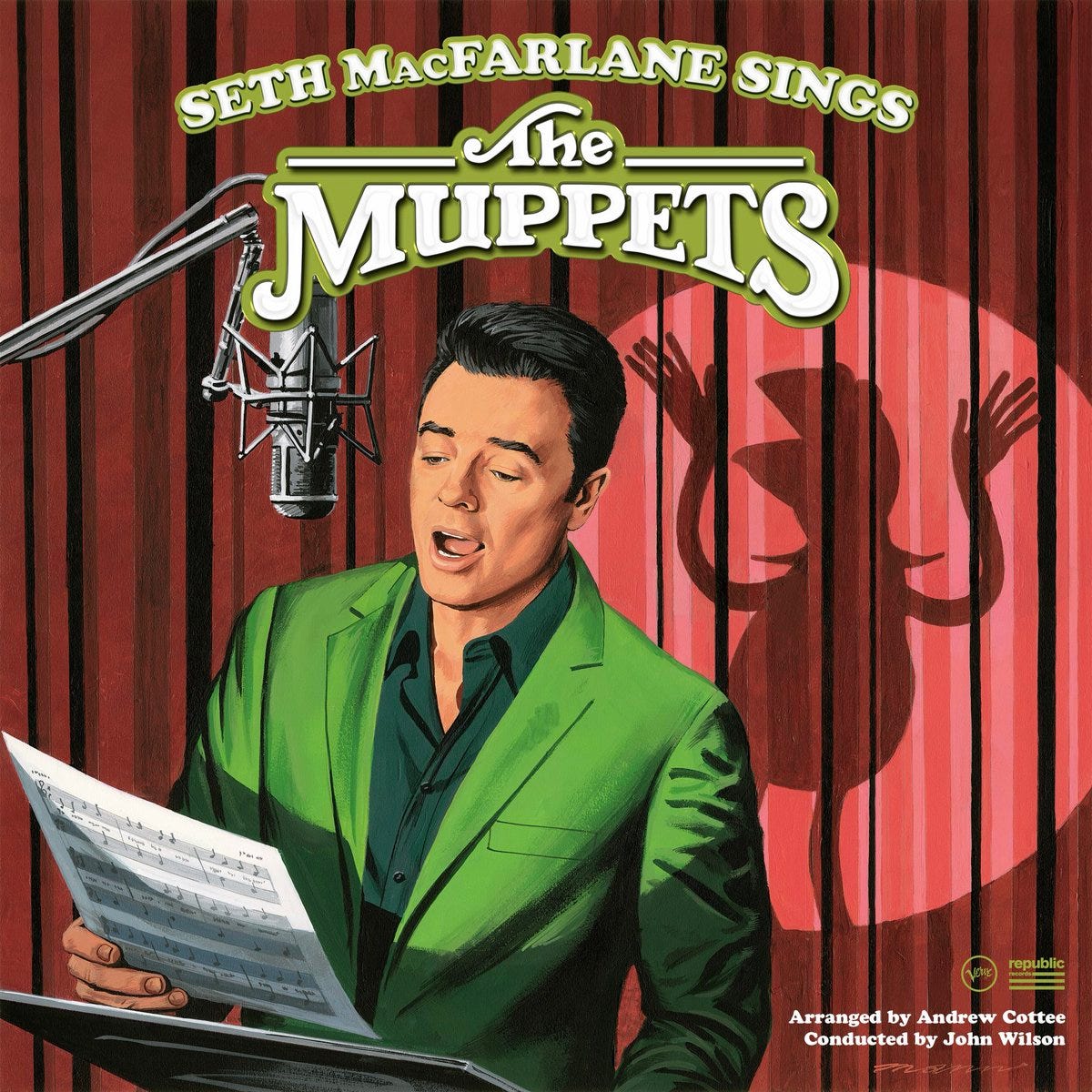 Go pre-order my new album "Seth MacFarlane Sings The Muppets" out September 18! Go pre-order my new album "Seth MacFarlane Sings The Muppets" out September 18!