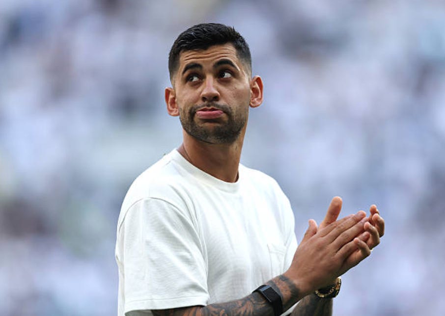 LONDON, ENGLAND - MAY 24: Christian Romero of Tottenham Hotspur reacts at full-time during the Premier League match between Tottenham Hotspur and Everton at Tottenham Hotspur Stadium on May 24, 2026 in London, England. (Photo by Alex Pantling/Getty Images) LONDON, ENGLAND - MAY 24: Christian Romero of Tottenham Hotspur reacts at full-time during the Premier League match between Tottenham Hotspur and Everton at Tottenham Hotspur Stadium on May 24, 2026 in London, England. (Photo by Alex Pantling/Getty Images)