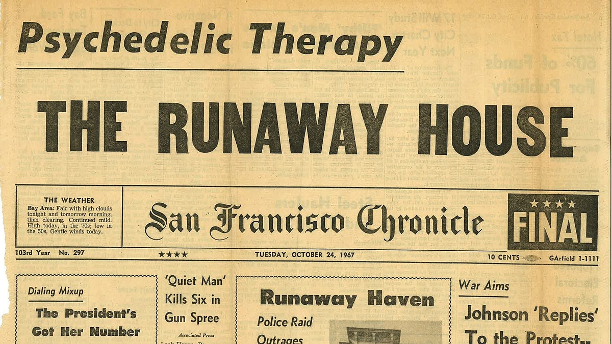 The kids who ran away to 1960s San Francisco